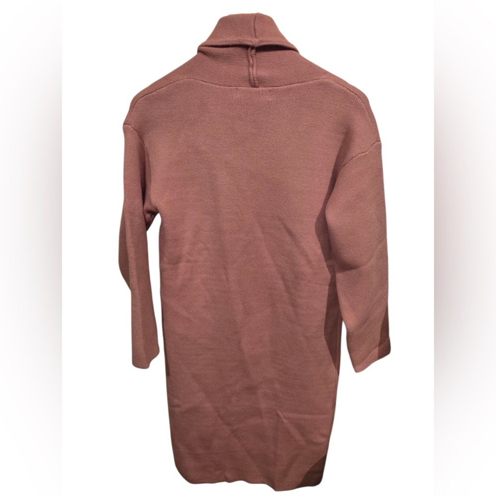 ANRABESS Dusty Rose Long Open Front Cardigan | Size S | NWT - Picture 3 of 8